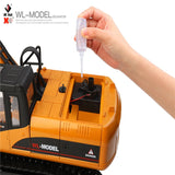 WL Model 16800 RC Excavator electric-powered 1:16 Scale - RC Toy Sellers