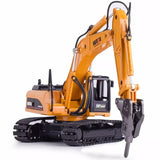 Huina 1:50 Drill Excavator Truck Toy Diecast Metal Construction Vehicle Toys - RC Toy Sellers