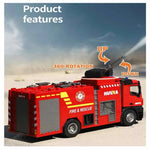 Huina 1562 RC Fire Truck 360 Degre Real Water Spray 22 Function