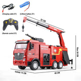 HUINA 1362 RC FIRETRUCK WITH CRANE AND WATER CANNON - RC Toy Sellers
