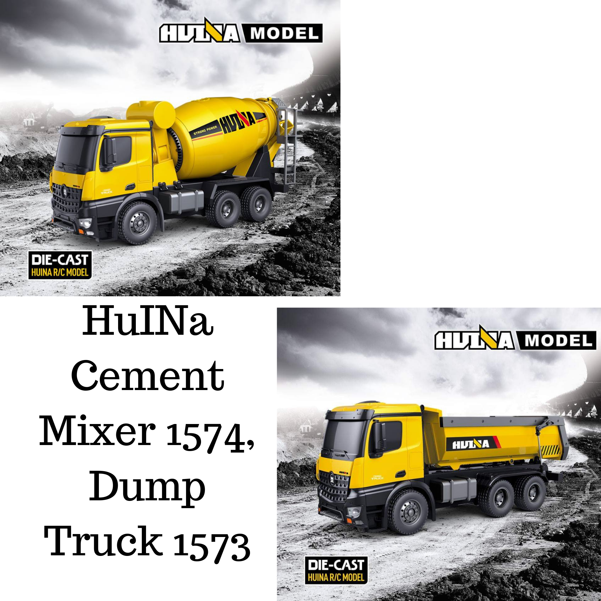 Diecast concrete 2024 mixer trucks