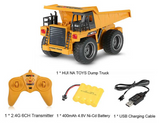 Excavator Ball Grab + Drill Attachment, Bulldozer 1520, Dump Truck 1540 HuINa Package - RC Toy Sellers